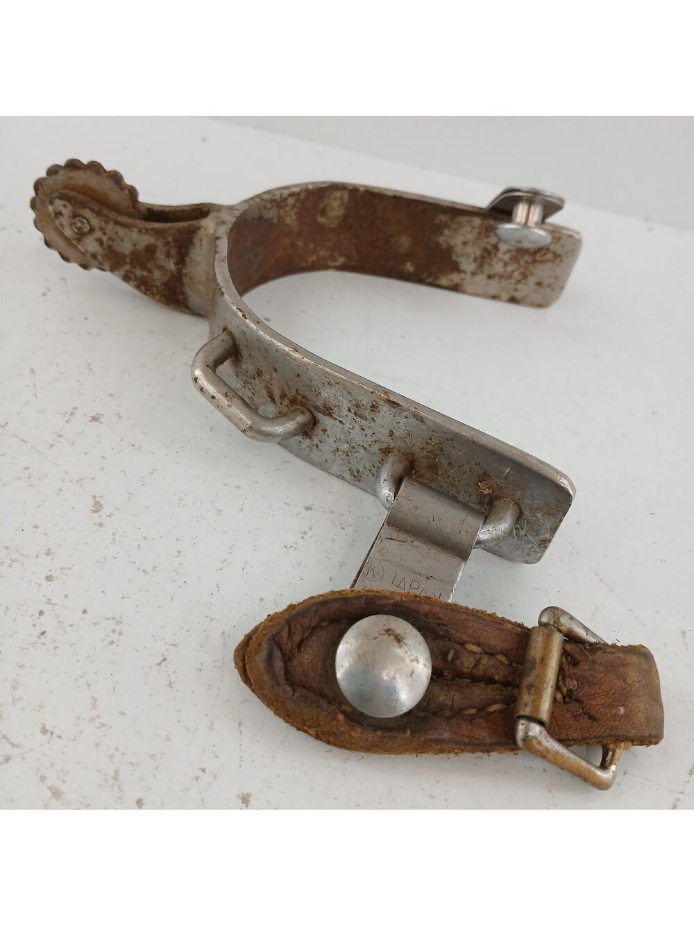 Antique Single Kyle Spur Metal Cowboy Riding Gear Vintage Western Collectible